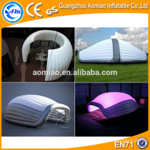 Large inflatable sphere tent with led light, inflatable pod tent sale